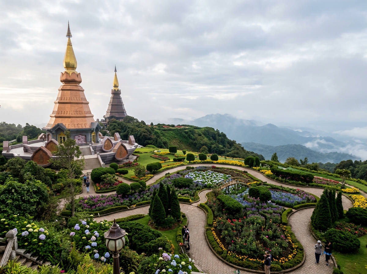 รถพร้อมคนขับเดินทางไปดอยอินทนนท์จากเชียงใหม่