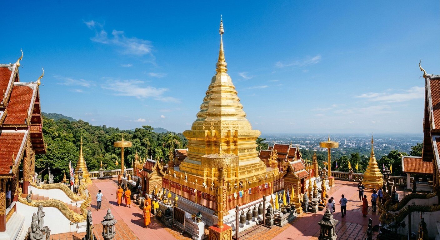รถพร้อมคนขับสำหรับขึ้นดอยสุเทพจากตัวเมืองเชียงใหม่